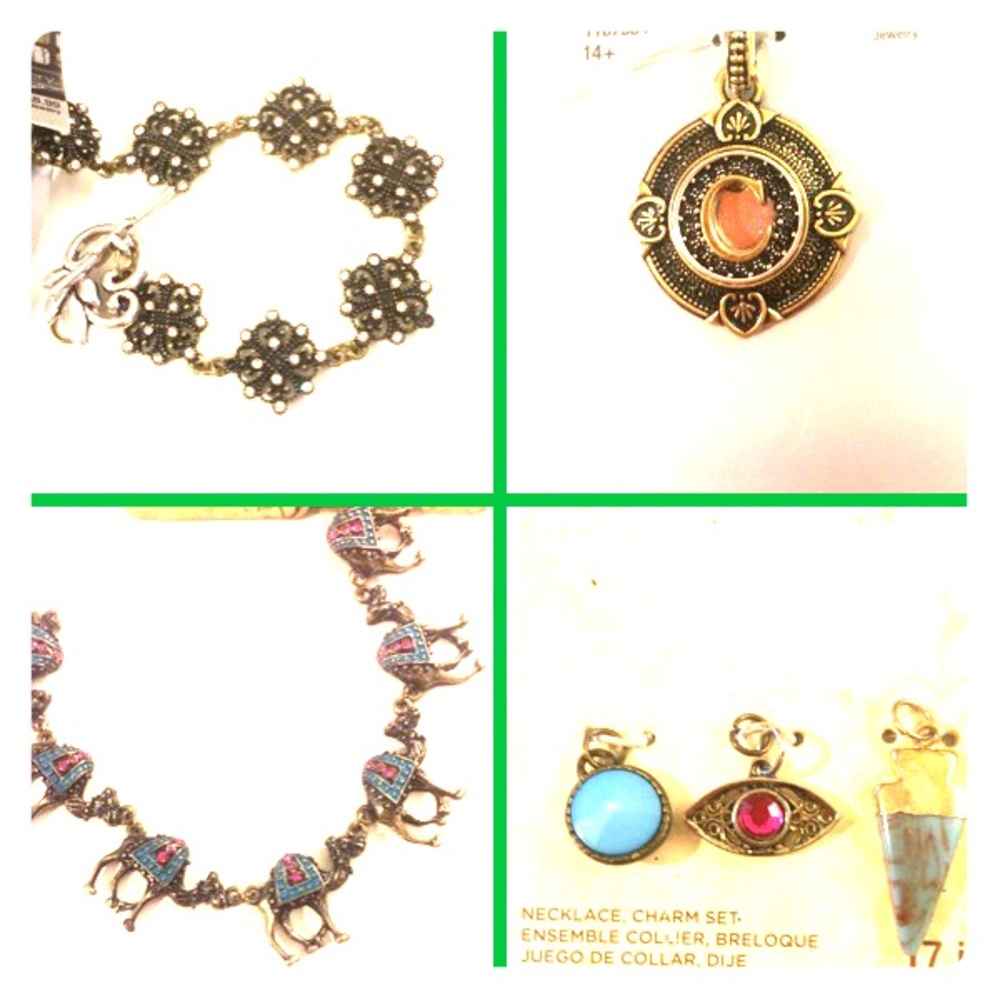 Bracelet Jewelry Charms and Single Charms J and C